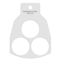 Tablet-Rondell-Erweiterung für Primera Eddie Lebensmitteldrucker mit 3 Kreisen, 42 mm Durchmesser, 12 Halter